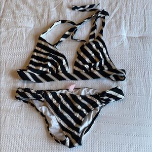 VS Striped halter bikini